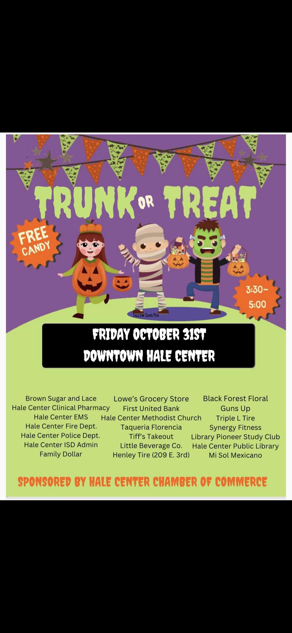 Trunk Or Treat!!!