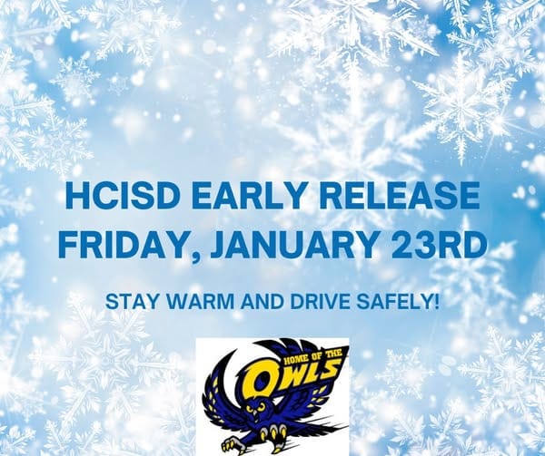 School Closing Early due to Weather!