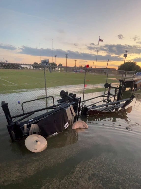 Storm Damage to Band Equipment September, 18 2025